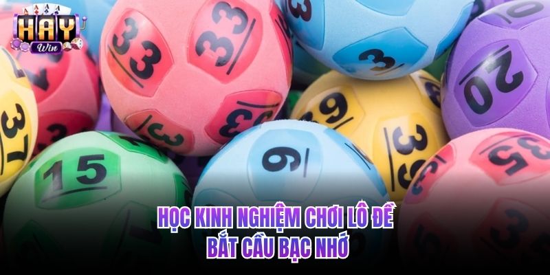Học kinh nghiệm chơi lô đề bắt cầu bạc nhớ
