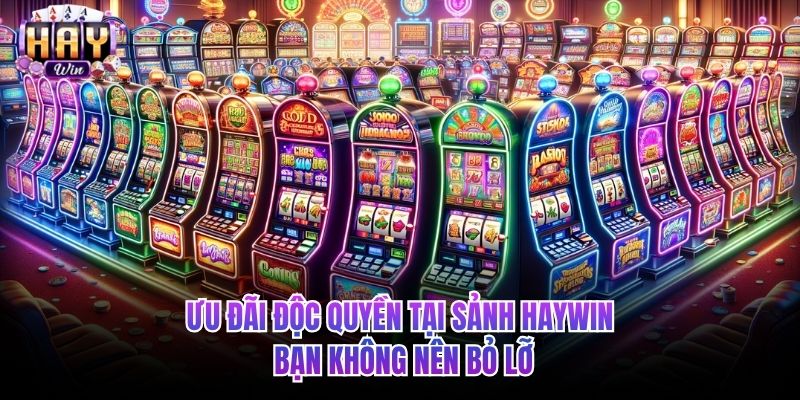 Ưu đãi độc quyền tại sảnh HAYWIN bạn không nên bỏ lỡ